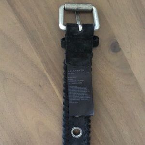 Allsaints black Ridley belt